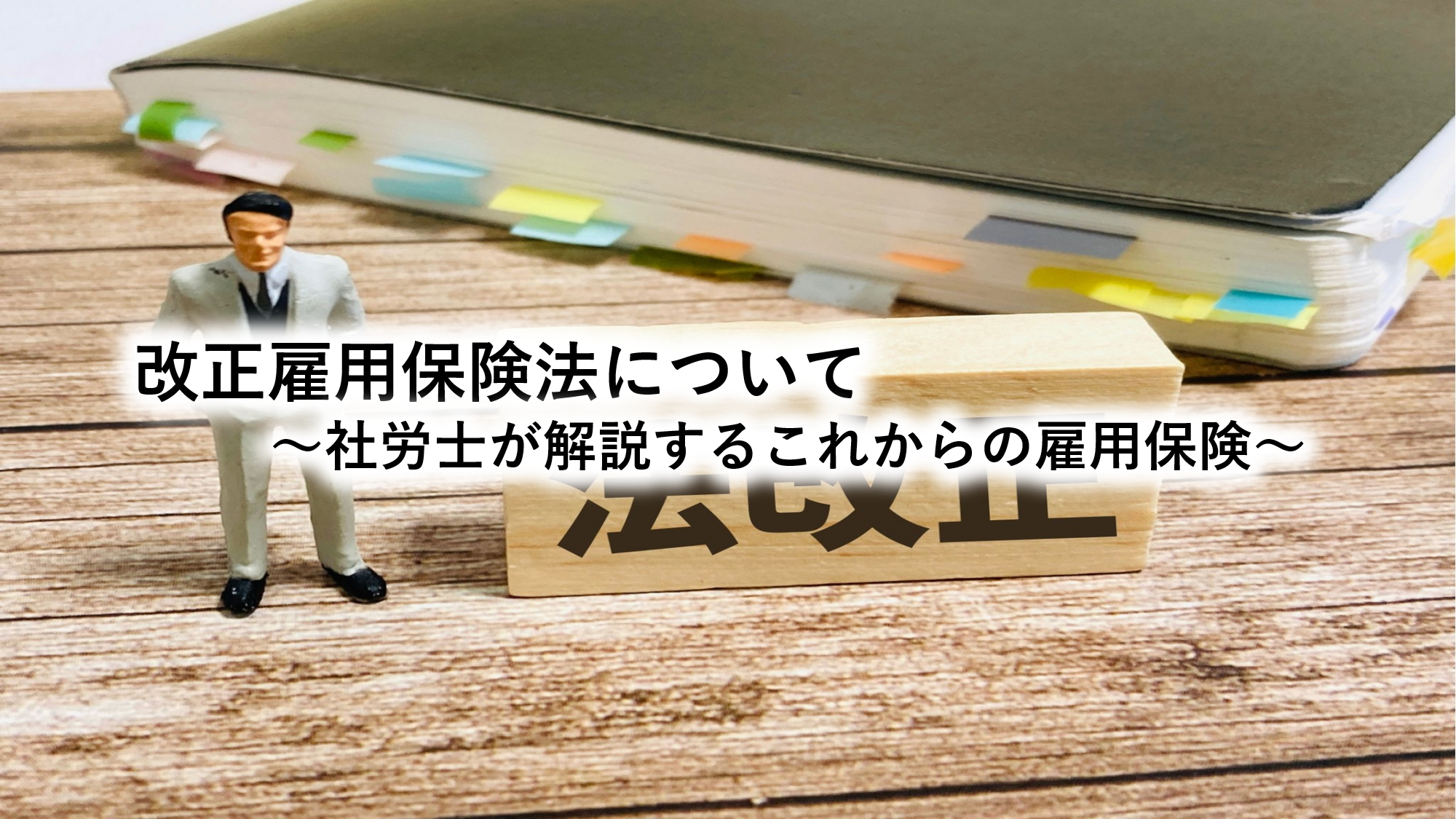 改正雇用保険法について～社労士が解説するこれからの雇用保険～